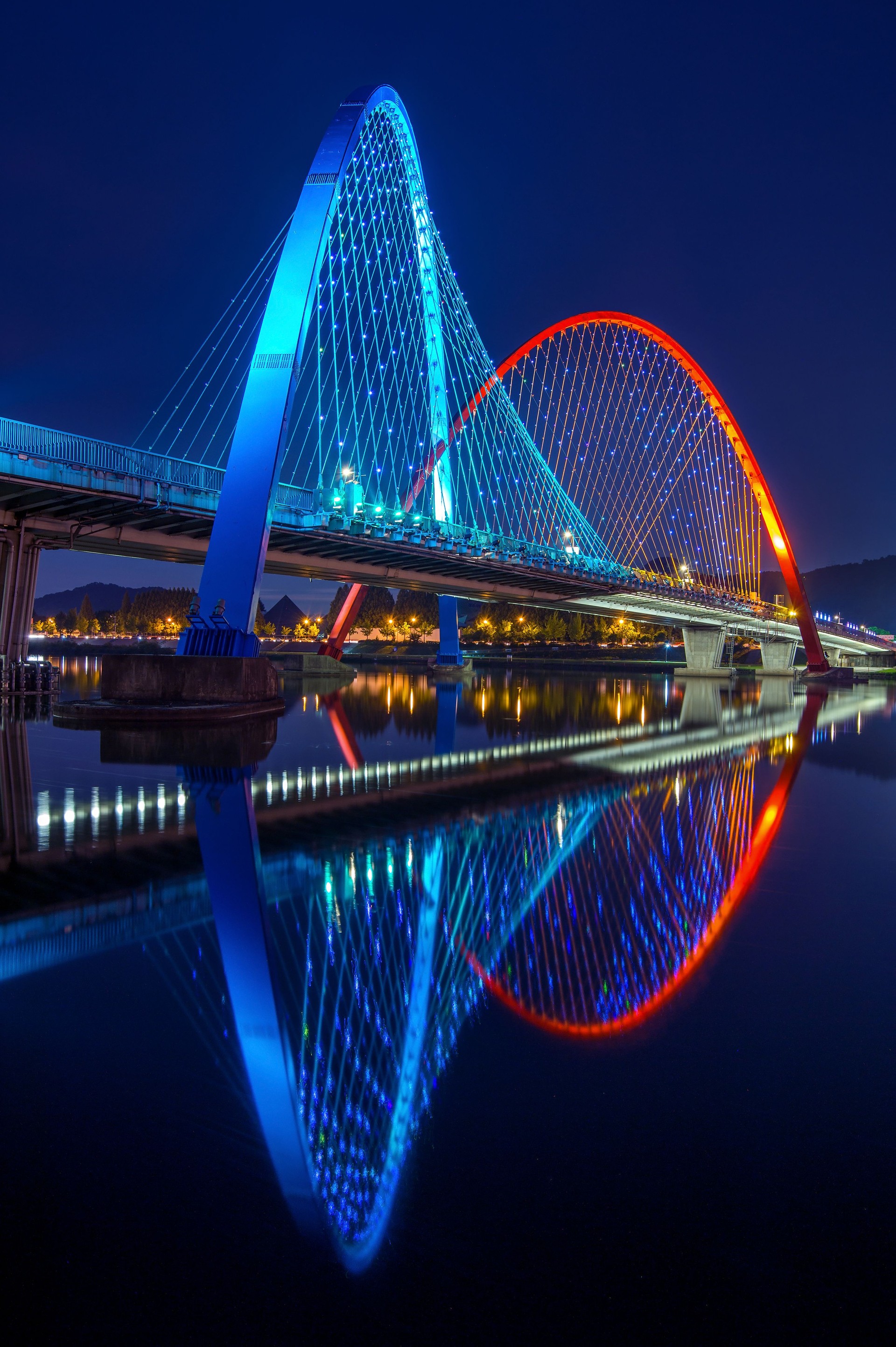 Expo-Brücke in Daejeon, Südkorea.